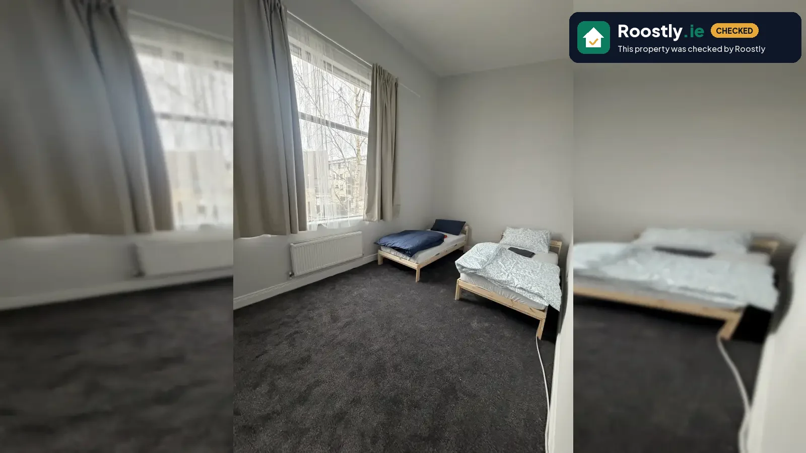 Room in a shared 7-bedroom apartment for rent in Northside for males only