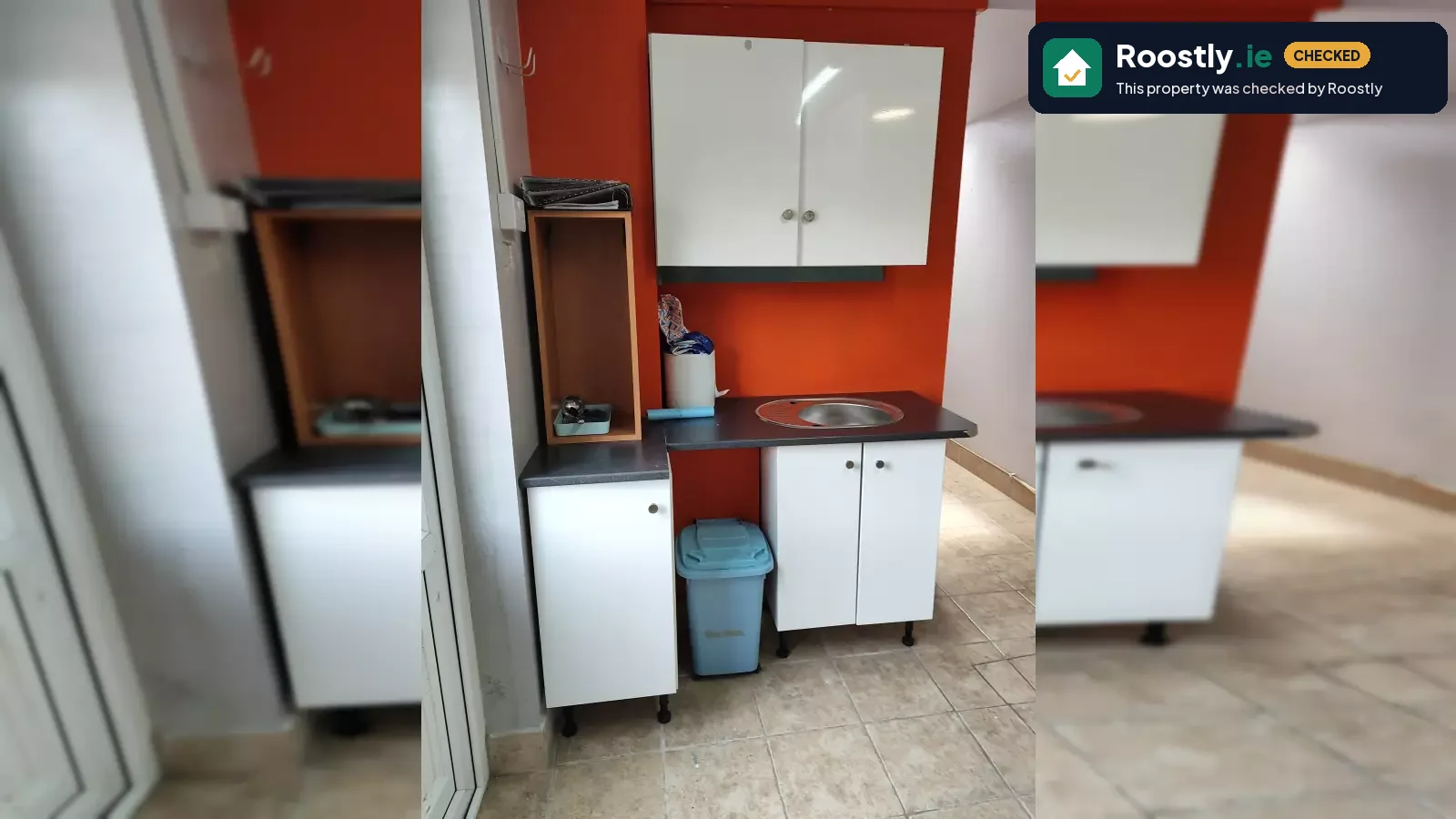 Studio for rent in Dublin, only females, workers only