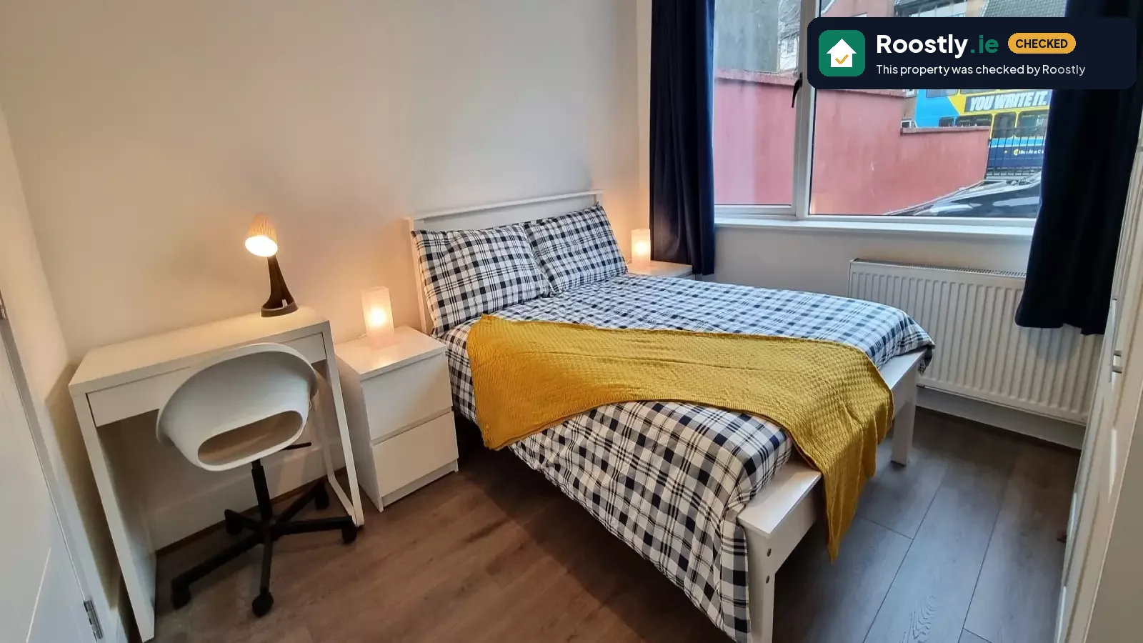 Room in a shared 12-bedroom apartment for rent in Inns Quay