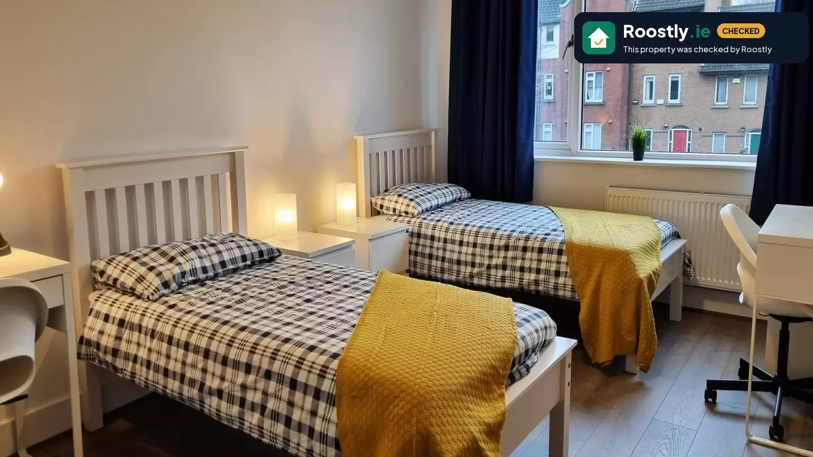 Bed for rent in a shared 7-bedroom apartment for rent in Inns Quay, bills included