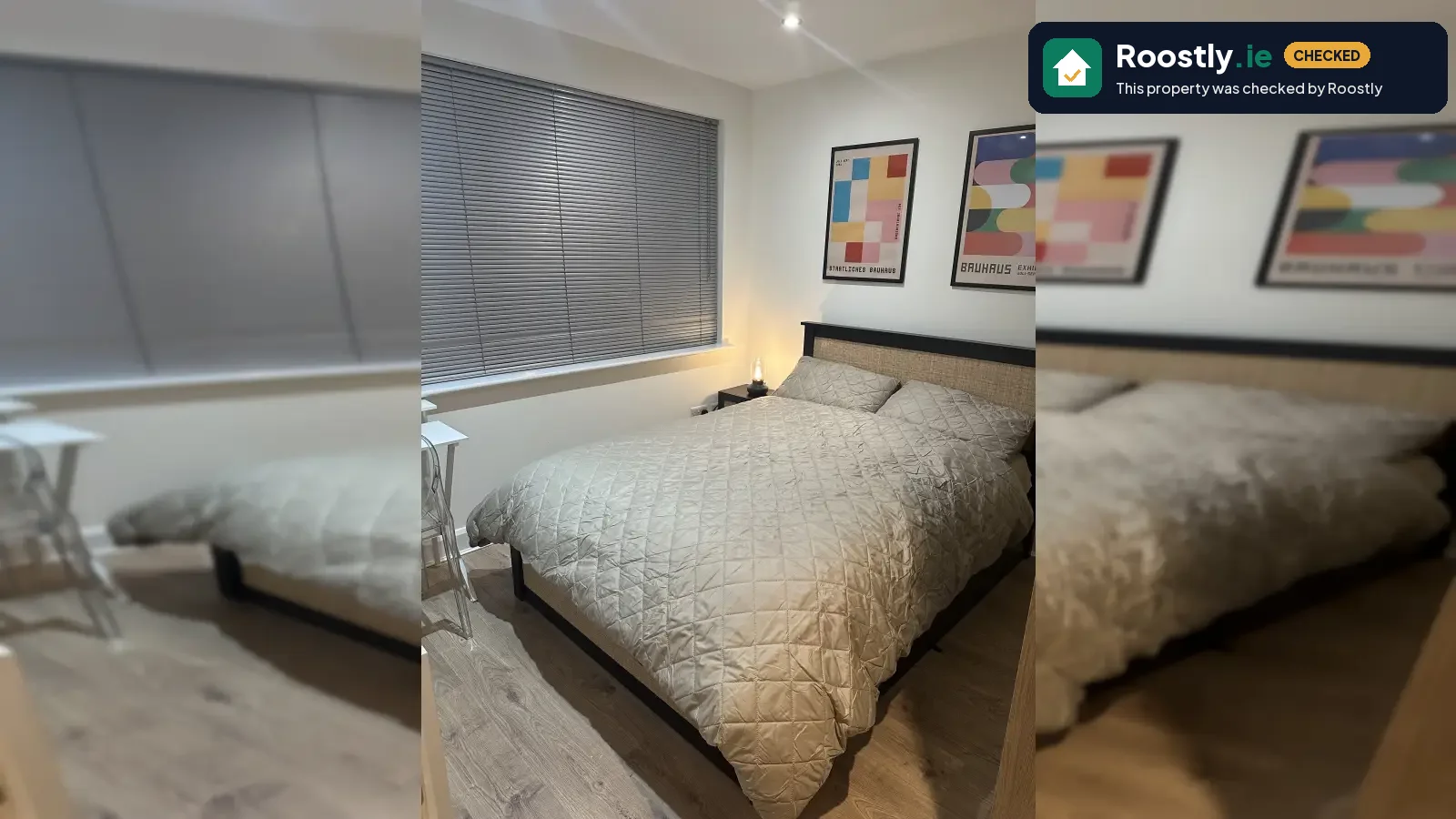 Room in a shared 4-bedroom apartment for rent in Ballybough, water and wifi included.