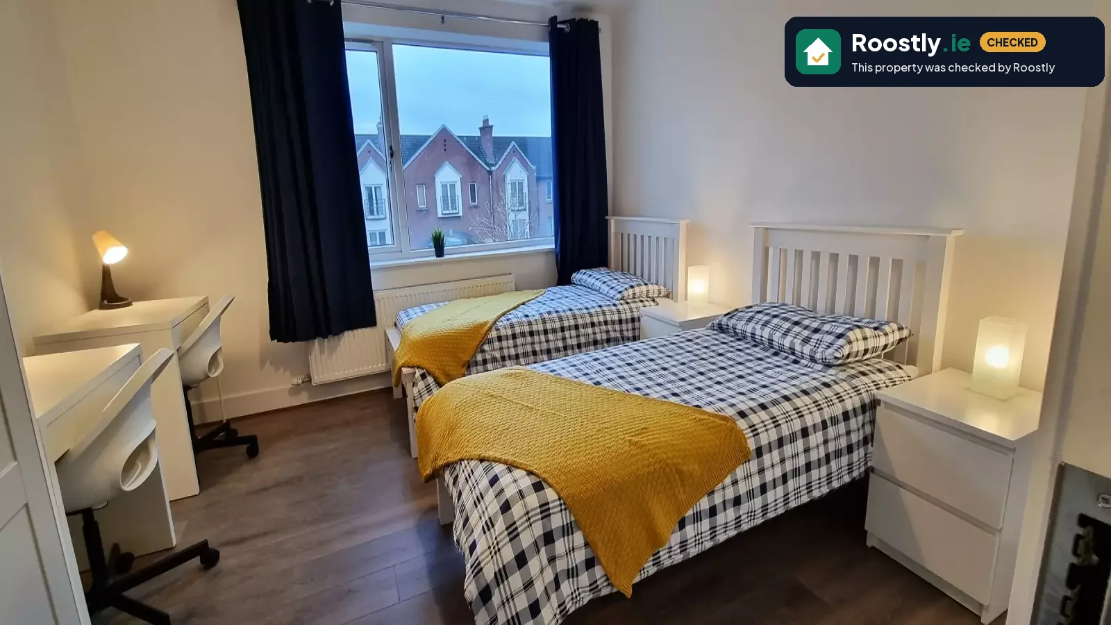 Bed for rent in a shared 7-bedroom apartment for rent in Inns Quay, bills included