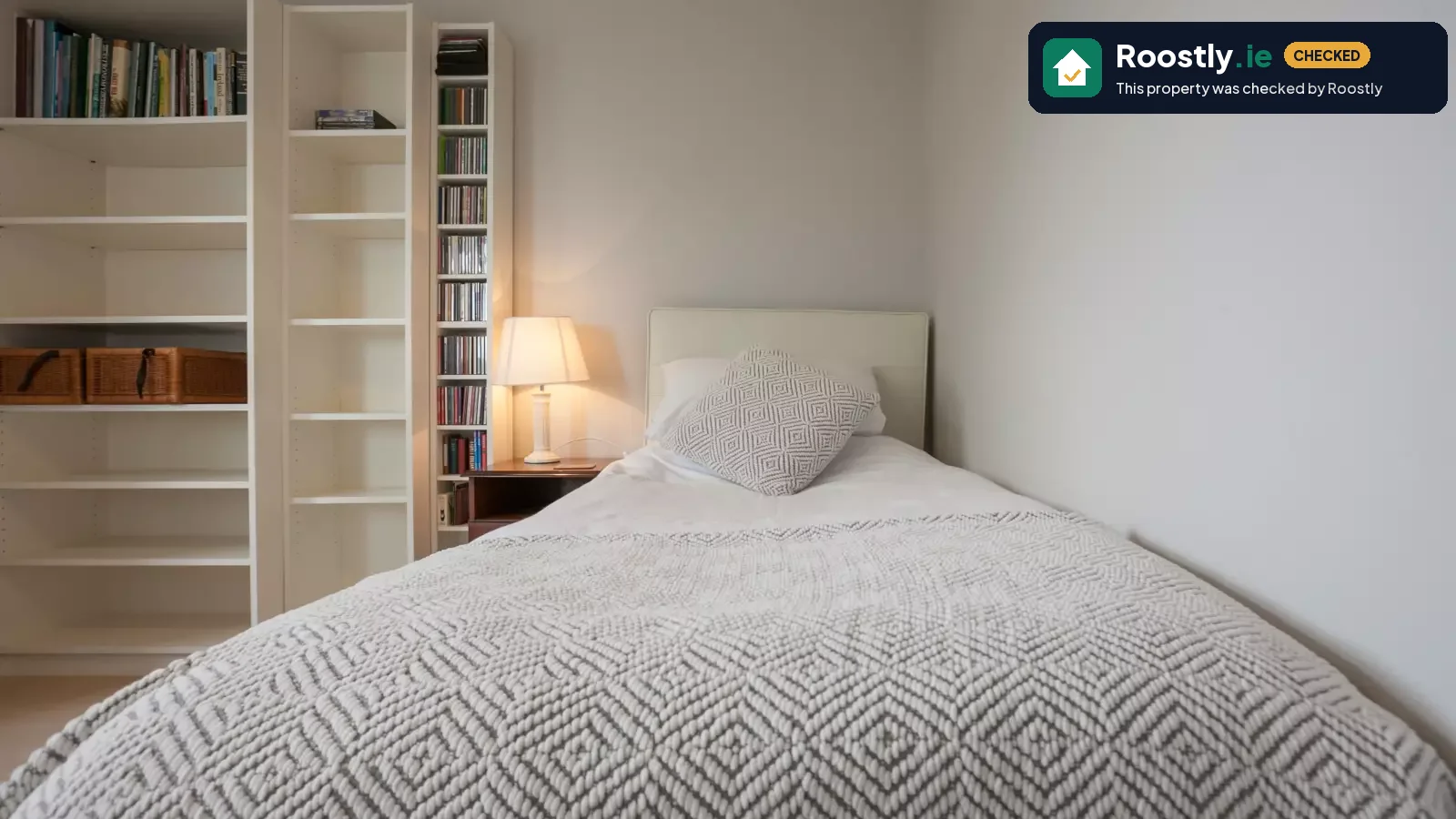 Comfortable room for rent in 3-bedroom apartment in Rathgar