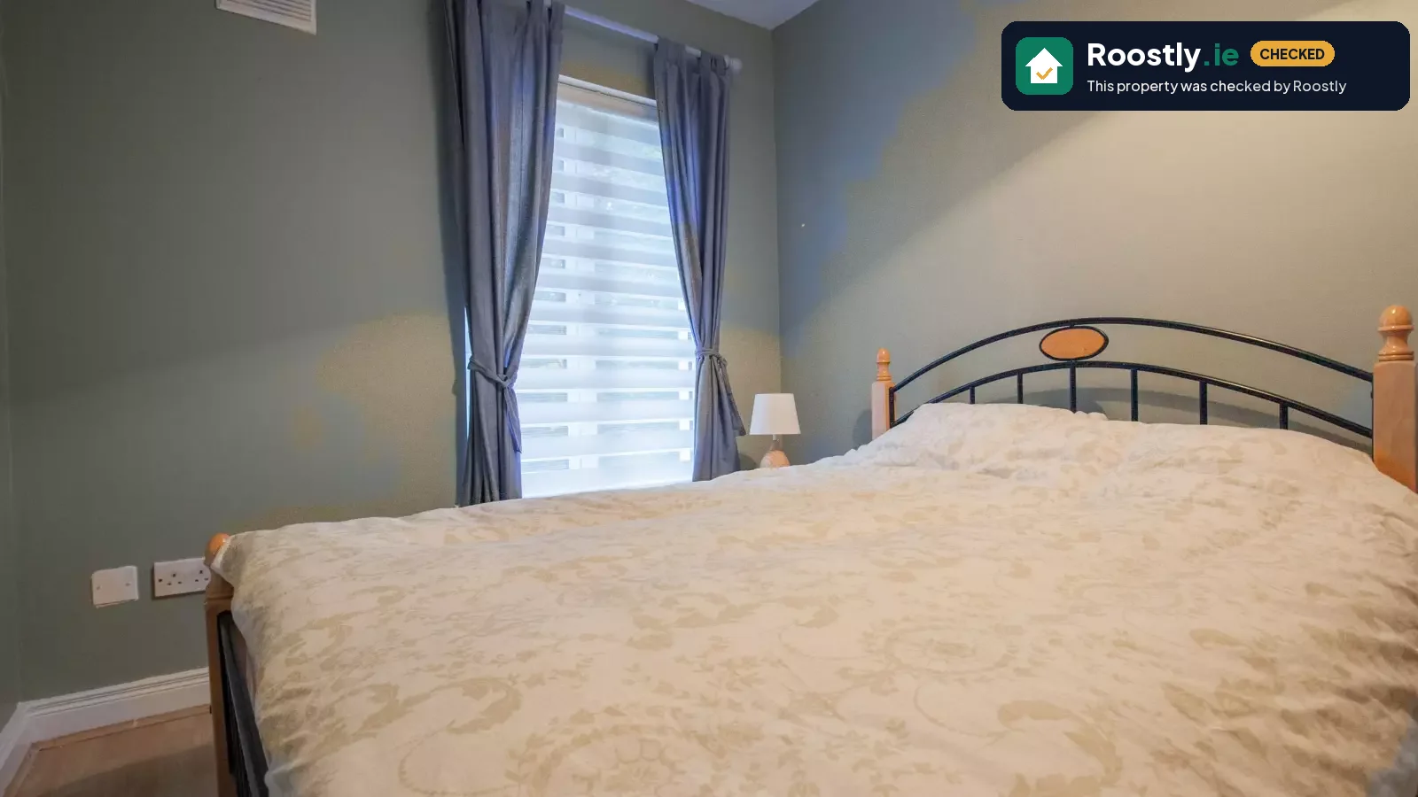 Quiet room for rent in 2-bedroom apartment in Donabate