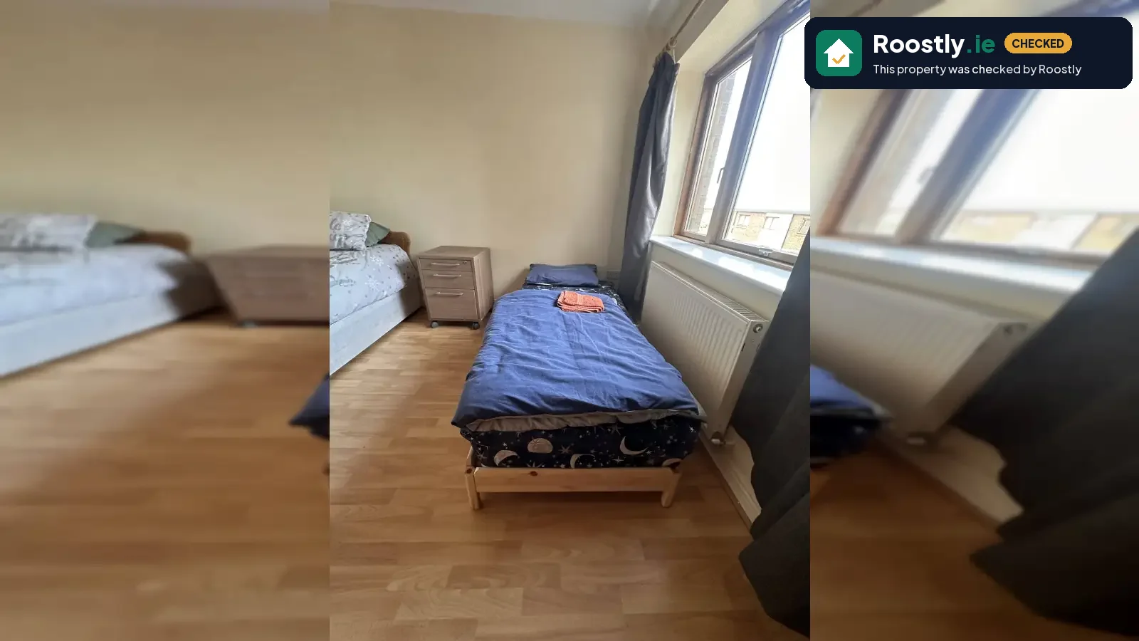 Room in a shared 4-bedroom apartment for rent in Ballymun-Whitehall, Only Females.