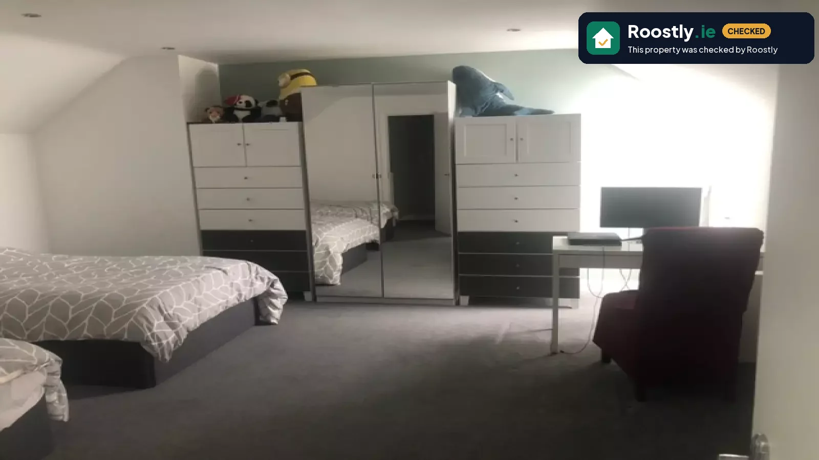 Ensuite room to rent in 5-bedroom houseshare in Bray, Dublin