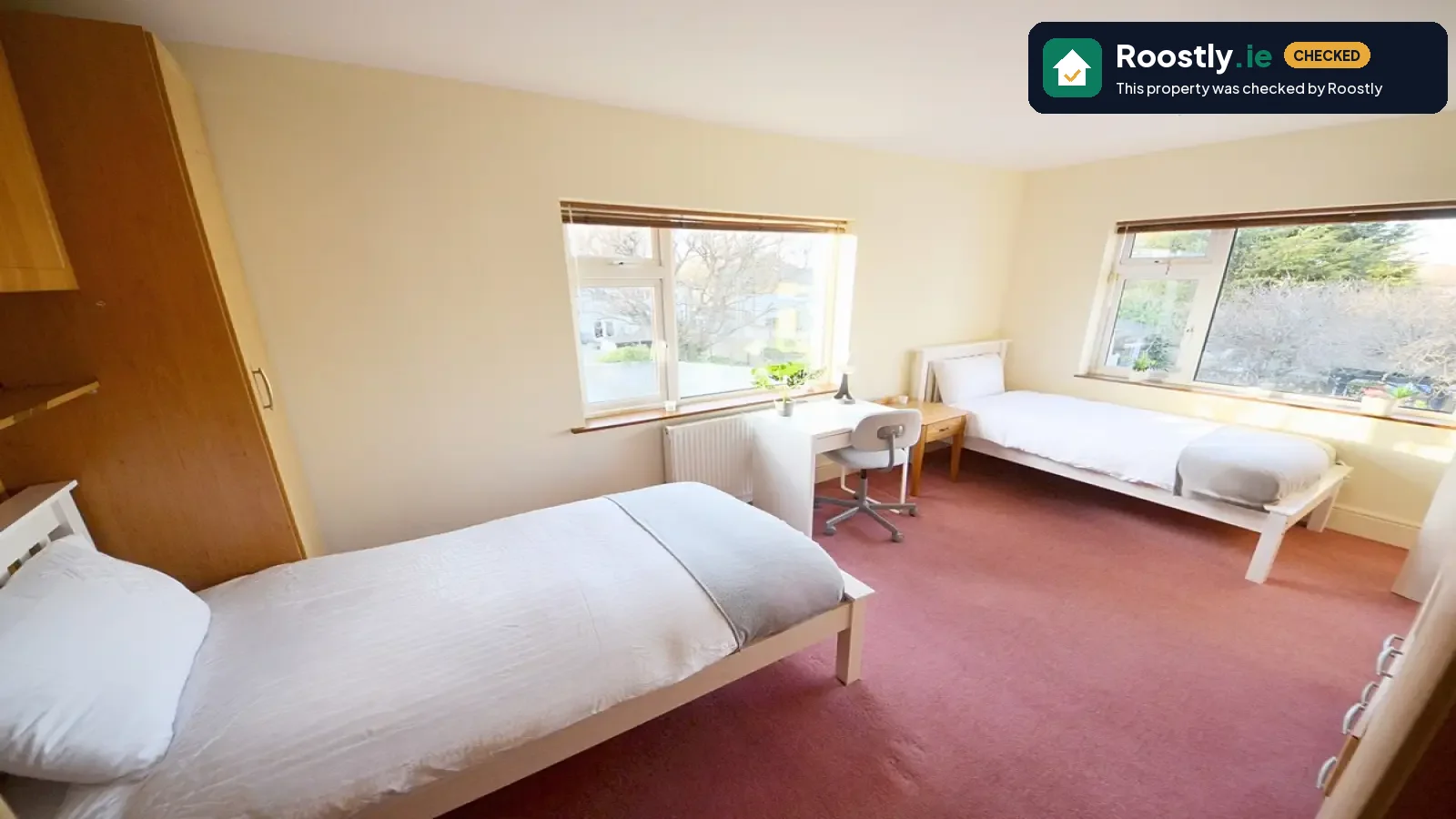 Bed in a shared room for rent in Southside, Dublin