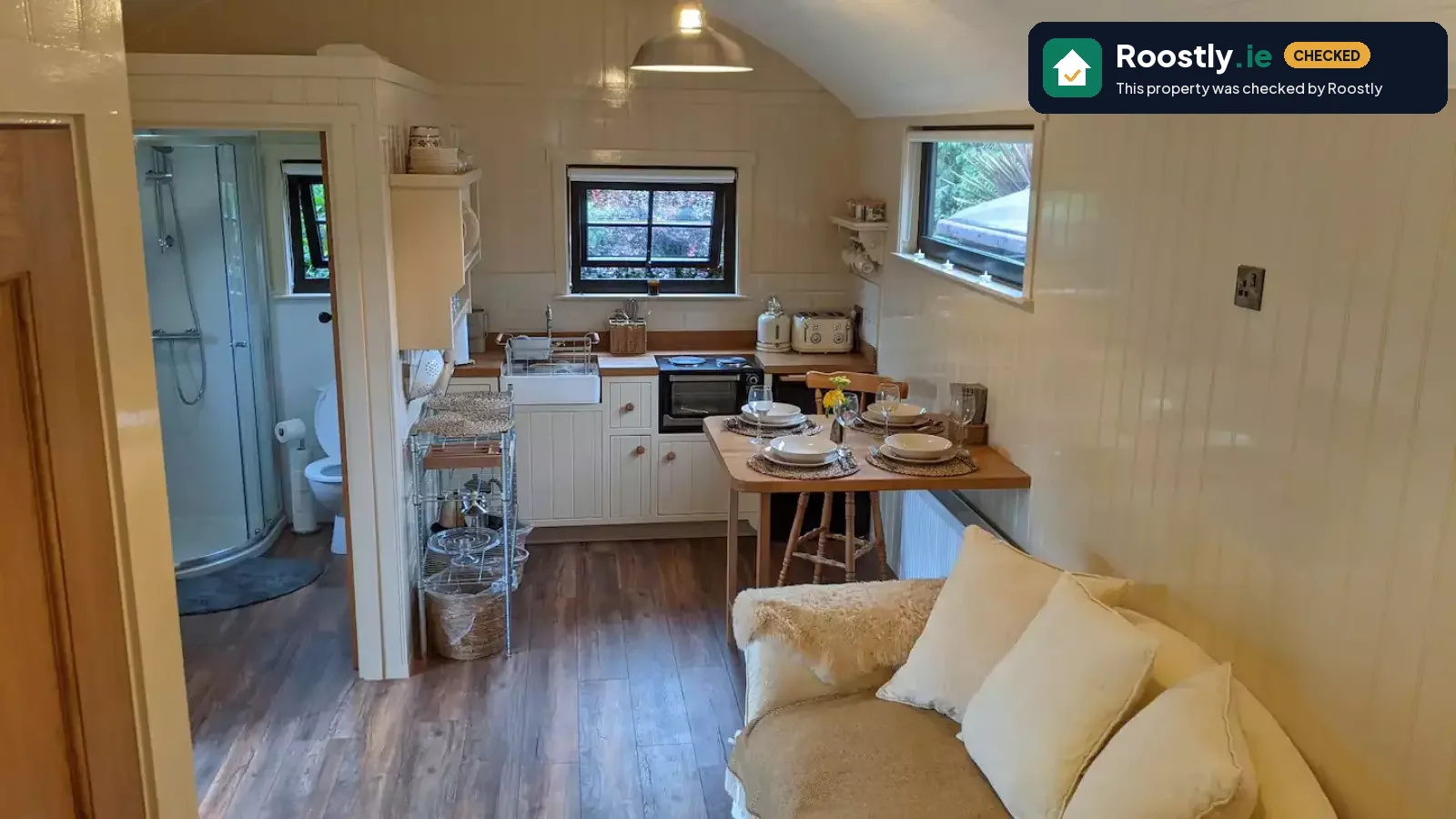 2-bedroom apartment in Dublin, some bills included