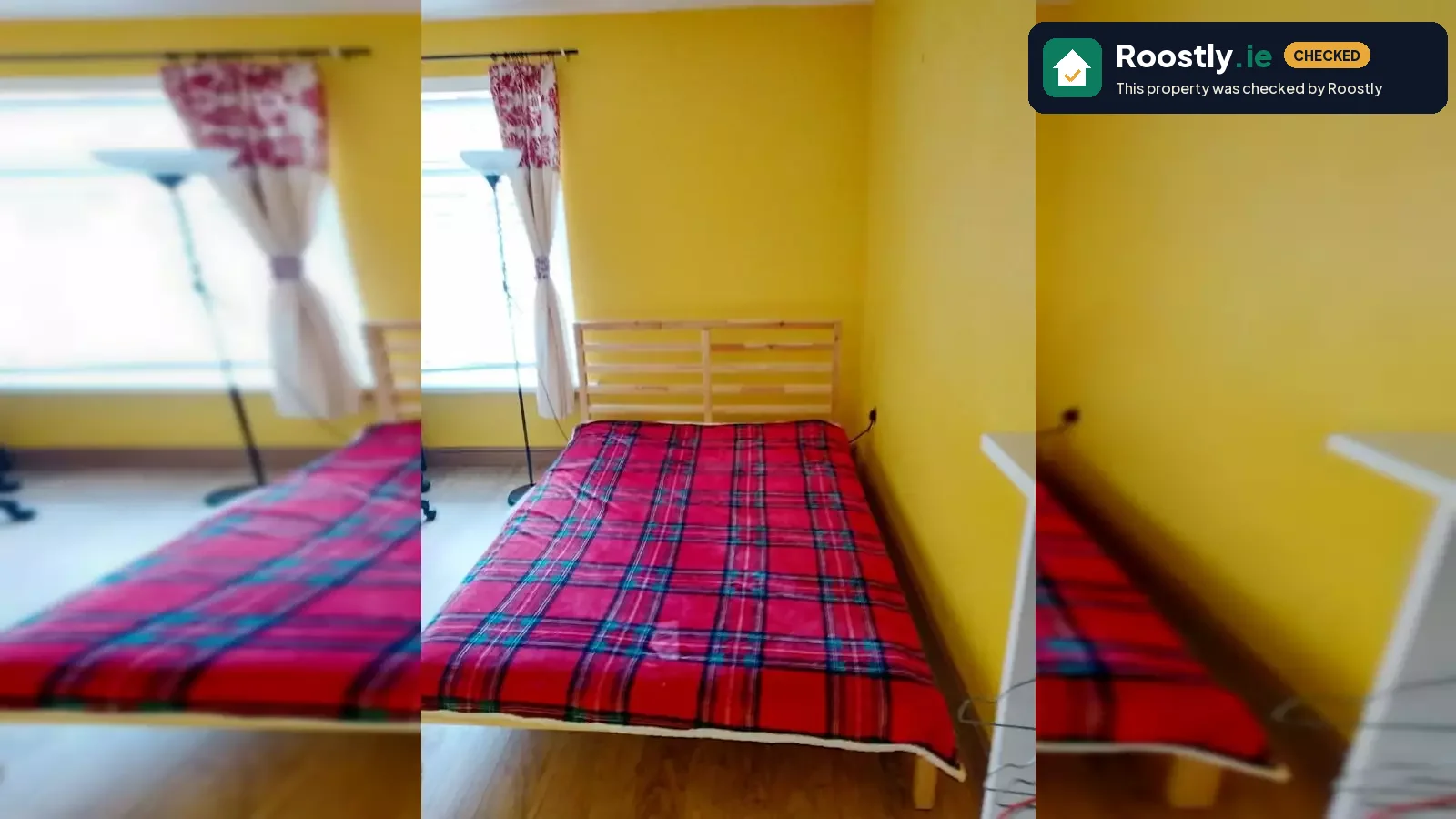 Room in a shared 3-bedroom apartment for rent in North City, bills included