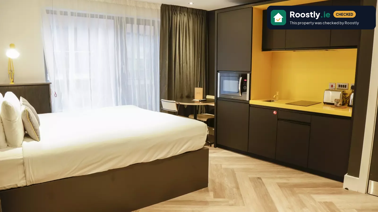 Serviced studio apartment for rent in The Liberties, Dublin