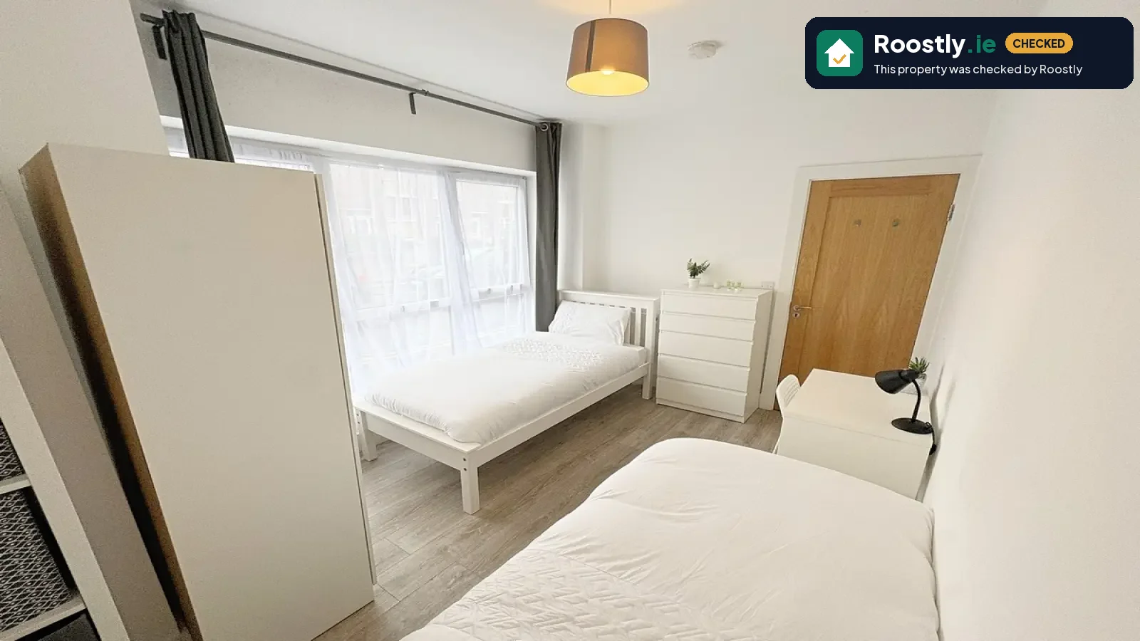 Bed for rent in shared female Twin 4-bedroom apartment in Drimnagh